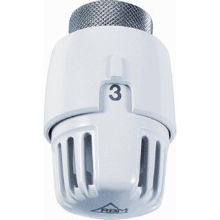 Rbm bouton de thermostat de radiateur blanc