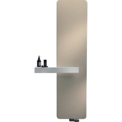 Vasco ONI O NP radiateur design aluminium sans découpe porte-serviettes 1400x500mm 573W raccordement 0066 blanc structuré