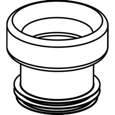 Wisa 6 Manchon d'évacuation WC L11,7cm Plastique Blanc