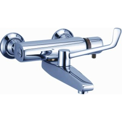 Kludi Medi Care Mitigeur thermostatique mural 1/2 avec raccords avec commande à levier chrome