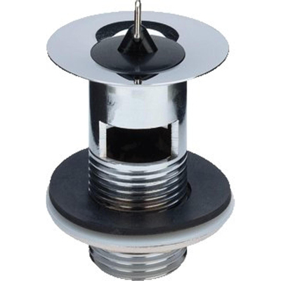 Viega wastafelplug 70mm met stop met overloop 5/4 wit