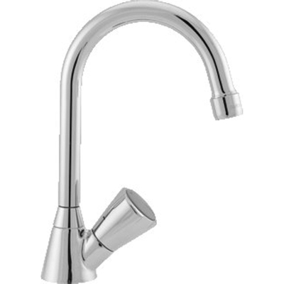Venlo Nimbus II Messing Mitigeur de lavabo céramique avec bec orientable avec aérateur chrome