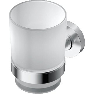Ideal Standard Iom glashouder met drinkglas mat chroom