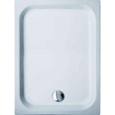 Bette Extra Vlak receveur de douche en tôle d'acier rectangulaire 110x90x6.5cm blanc