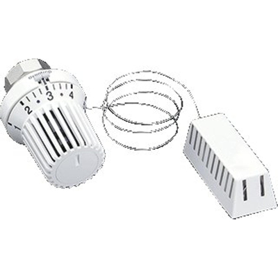 Oventrop tête thermostatique Uni XH capteur à distance M30x1.5 cap. 2 m avec position zéro blanc