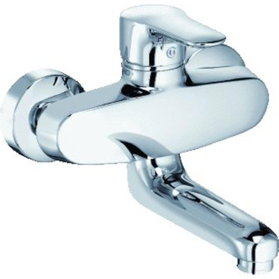 Kludi Objekta robinet mural avec bec orientable 11,5cm chrome