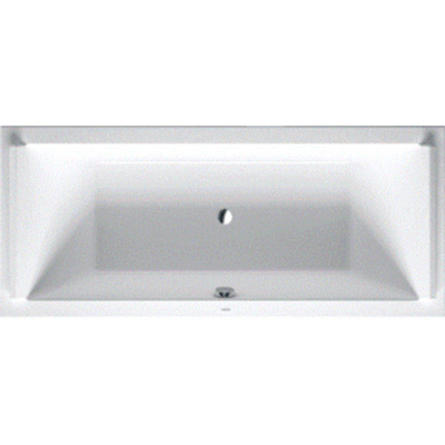 Duravit Starck Baignoire duo encastrable rectangulaire 180x80x46cm acrylique Blanc