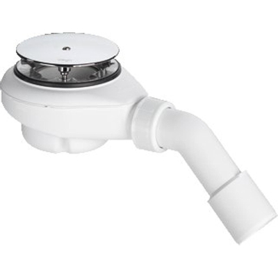 Viega Tempoplex bonde de receveur de douche 60mm de hauteur complet 115x40/50 pour receveur de douche avec trou 90mm chrome