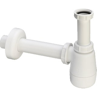 Viega siphon de bidet en plastique avec tube mural 5/4 avec rosace