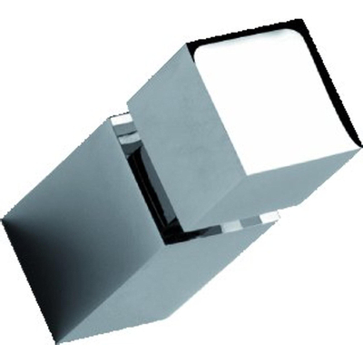 Vasco Carre Porte-serviette 2.4x6.5cm bouton carré pour radiateur Carre chromé