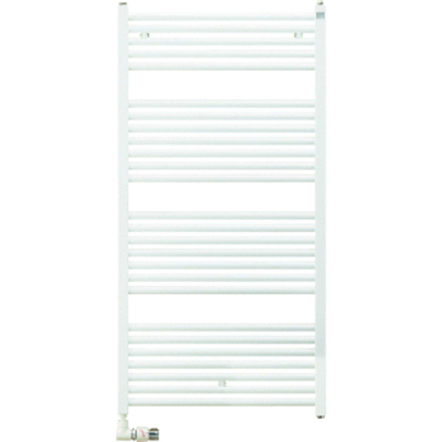 Zehnder Zeno radiateur sèche-serviettes 118.4x60cm 667watt acier blanc brillant