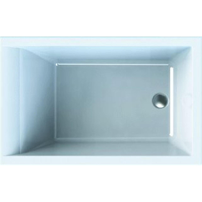 Wisa Berceto Baignoire rectangulaire 120x70cm Blanc