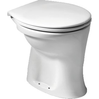 Ideal Standard closet staand +6cm met spoelrand vlakspoel AO wit