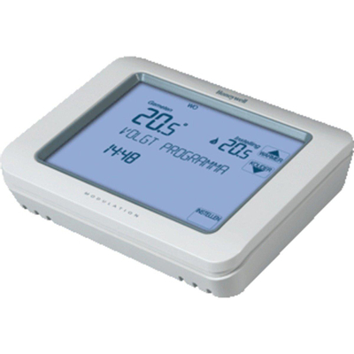 Honeywell Chronotherm horloge thermostat modulation tactile avec écran tactile 7 31°c vol d'électricité sans pile blanc