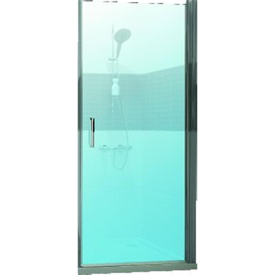 Huppe Classics 2 draaideur 90x190cm voor nis matzilver helder glas