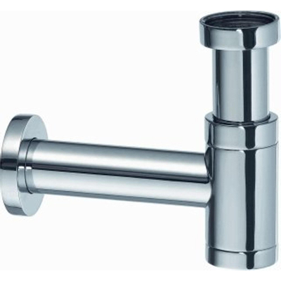 Raminex Slim siphon design 1 1/4 x32mm pour Lave-mains avec rosace coulissante chromé