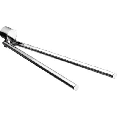 Emco Rondo 2 porte-serviettes pivotant chromé