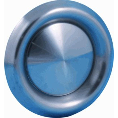 Nedco Fresh Intellivent bouche d'extraction fermable inox avec bande à ressort Ø125mm