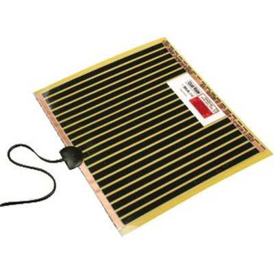 Silkline Clear Vision chauffage de miroir (anti-buée) – 52,4 x 74 cm – 72,5 W – film autocollant – Noir