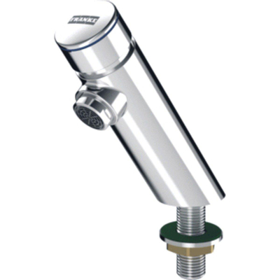 Franke F3 robinet de lavabo à fermeture automatique pour eau pré-mélangée chaude ou froide chrome