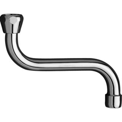 Neoperl bec universel en S vers le bas avec régulateur de jet 1/2 x13.5cm chrome