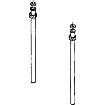 Daalderop Tubes de raccordement par paire diamètre 15 mm 62 cm