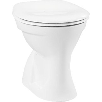 Wisa Sydney cuvette de WC à chasse plate sortie AO blanc