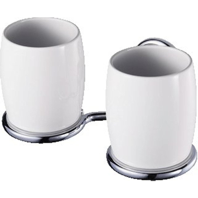 Haceka Allure Porte-gobelets double chrome