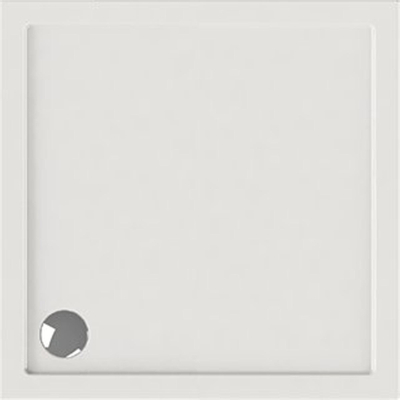 Wisa Maia receveur de douche h5xb70xl70cm vidange 90mm carré acrylique blanc