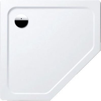 Kaldewei Cornezza receveur de douche acier pentagonal 90x90x6.5 blanc