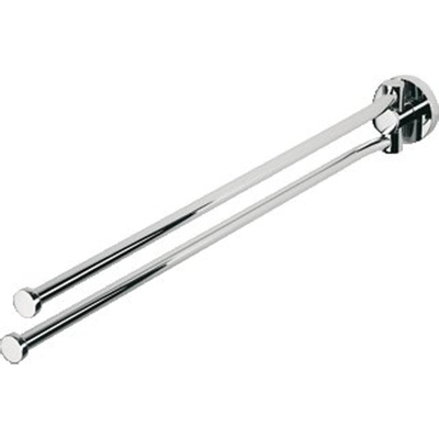 Geesa Nemox Handdoekrek 2-armig - 2-lids handdoekhouderchroom - chroom