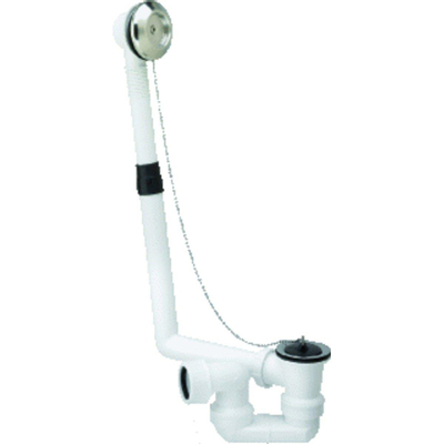 Viega Citaplex bonde de baignoire et combinaison de trop-plein avec bouchon et chaîne 40mm
