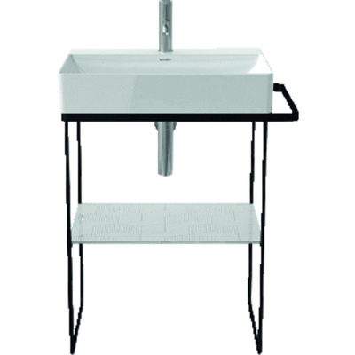 Duravit Durasquare metalen console 665x740x451mm zwart zijdemat