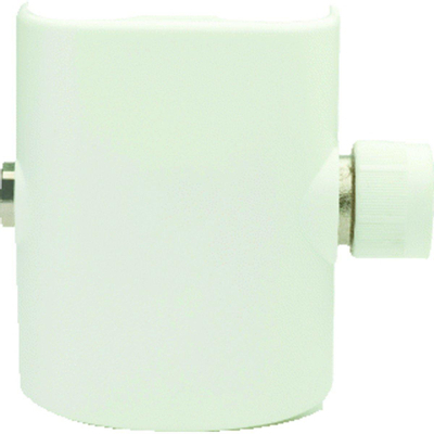 Vasco jeu de vannes + cache de finition courbé blanc