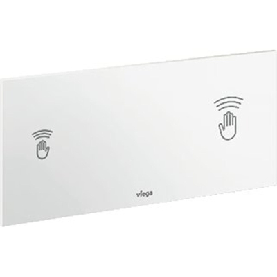 Viega Visign Hygiène+ plaque de commande Visign for Care sensitive 230V blanc
