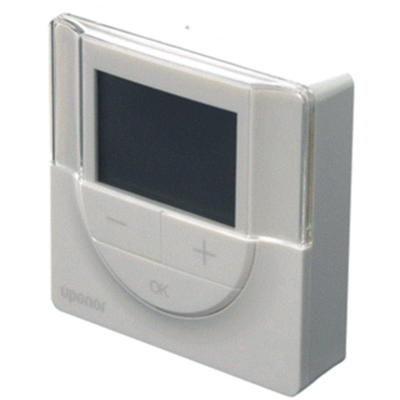 Uponor smatrix base thermostat d'ambiance digit. t 146 bus 26.5x80x80mm filaire digital blanc brillant