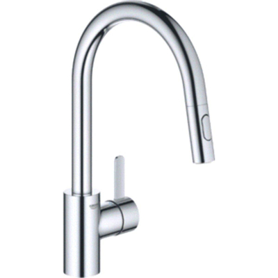 Grohe Eurosmart Cosmopolitan 1-gats keukenkraan met uittrekbare dual spray chroom TWEEDEKANS