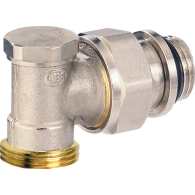 Comap Clapet de pied auto-obturant 1/2 x M22 coudé Kvs = 180 m3/h nickelé