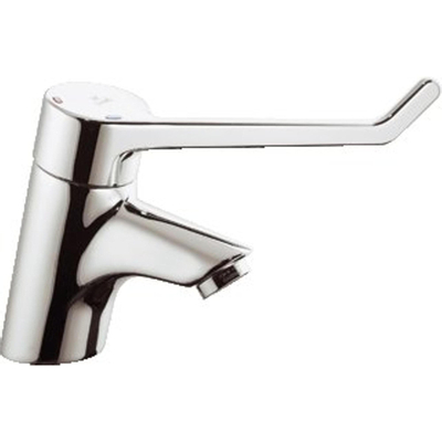 Ideal Standard Ceraplus wastafelkraan met hendel 18cm veilige sluiting over koud chroom