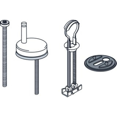 Pressalit uni jeu de charnières avec fixation basculante pour Delight et Calmo inox