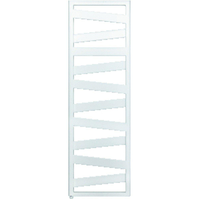 Zehnder Ribbon Radiateur sèche-serviettes électrique 182,3x50cm 230 volts | 50 Hz Acier Blanc brillant