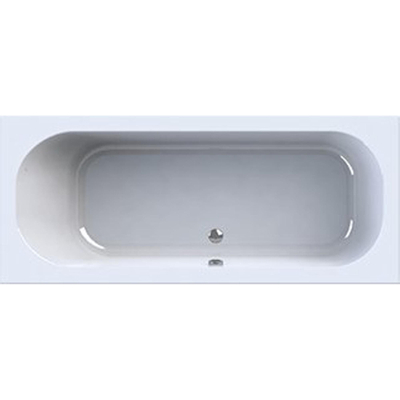 WaveDesign by Wisa Amarante Baignoire îlot - 170x75x48cm - avec trou - rectangulaire - plastique - blanc