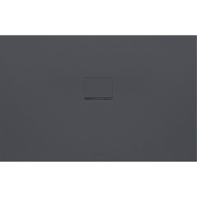 Villeroy & Boch Squaro infinity douchebak - 100x90x4cm - Anthracite (grijs)
