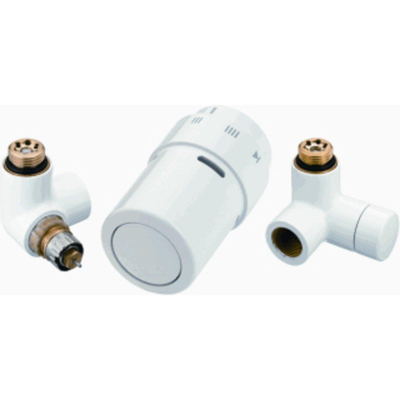 Danfoss X-tra Collection designset 1/2" links wit (RAL 9016)