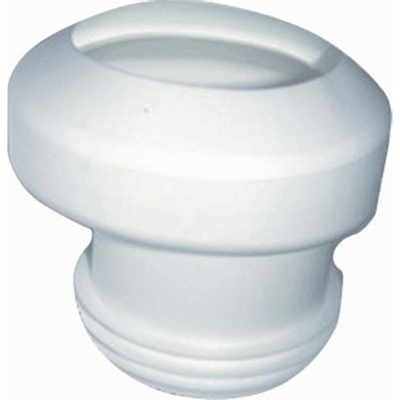 De Beer Manchette d'évacuation de WC excentrée Déport 4 cm Blanc