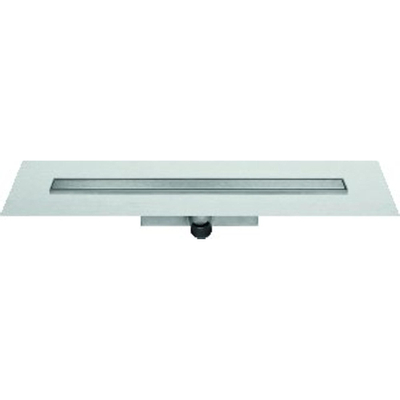 Easy Drain Compact caniveau de douche modulo design 70cm avec grille zero plus garde d'eau 30mm inox brossé