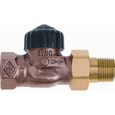 Heimeier Robinet d'arrêt thermostatique pour radiateur 1 1/4 droit Kvs 5,80 m3 h