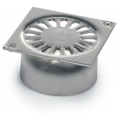 Aquaberg Grille en acier inoxydable pour 182101040 82x82mm incl. siphon anti-odeur