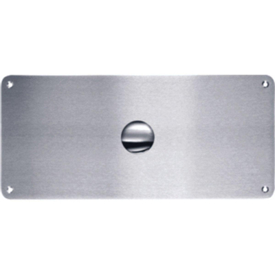 Wisa Vandalissimo plaque de commande incluant mécanisme pneumatique de chasse 42x19cm pour élément WC pneumatique avec fixation Torx inox