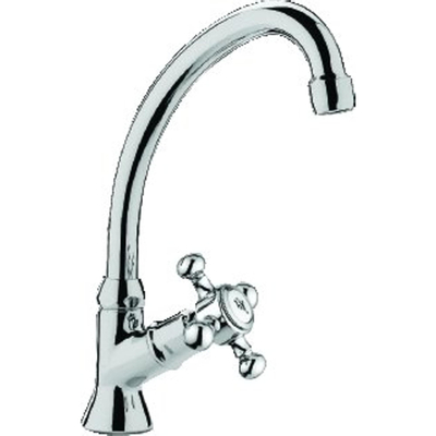 Paffoni Viola Robinet de lave-mains 1/2 inch 1 trou de robinet Chrome brillant